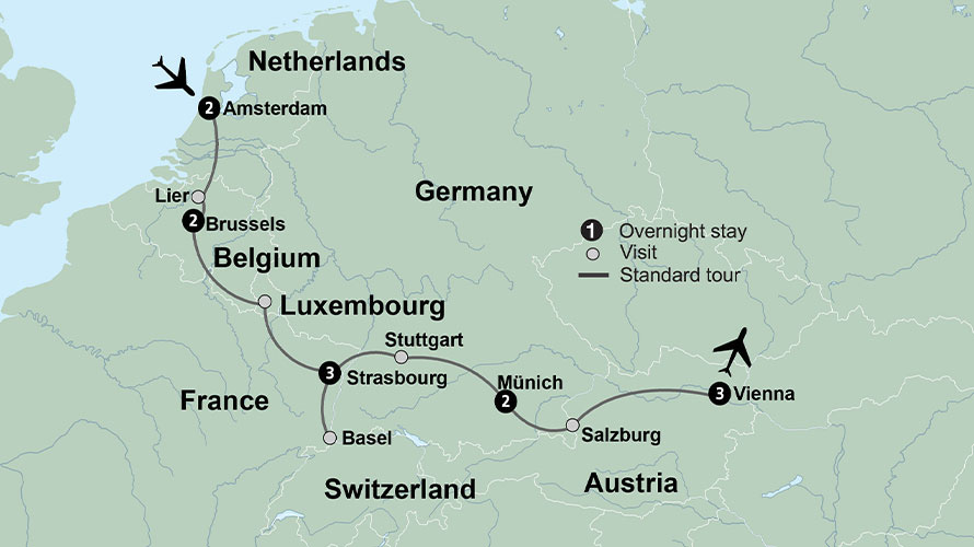 europe the grand tour 714 2025 map
