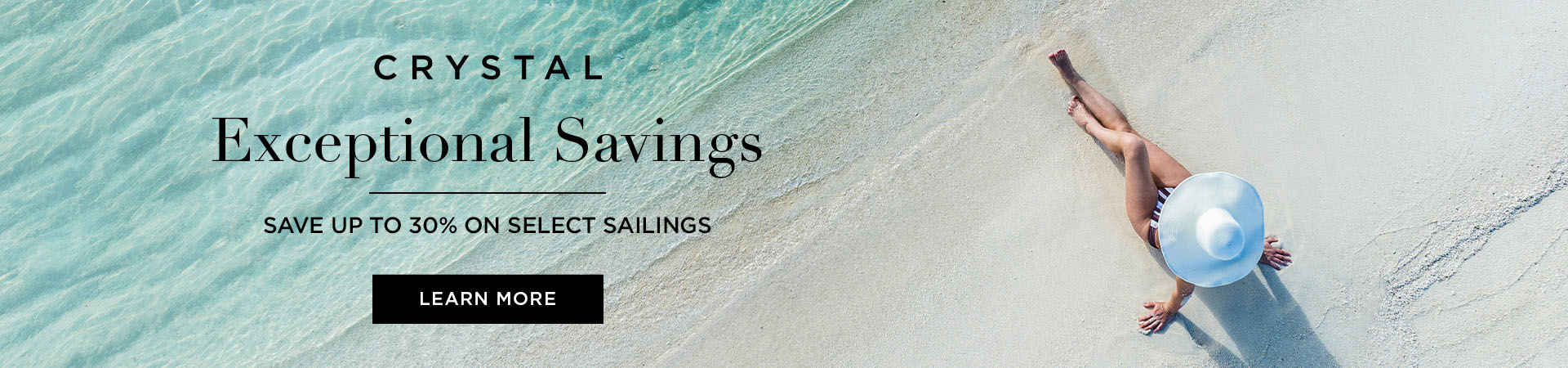 Crystal Cruises Exceptional Savings
