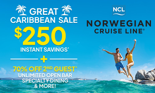 Norwegian Cruise Line - 70% Off Second Guest